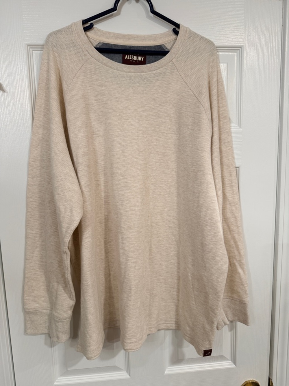 Alesbury Men's Crewneck Sweater in Cream